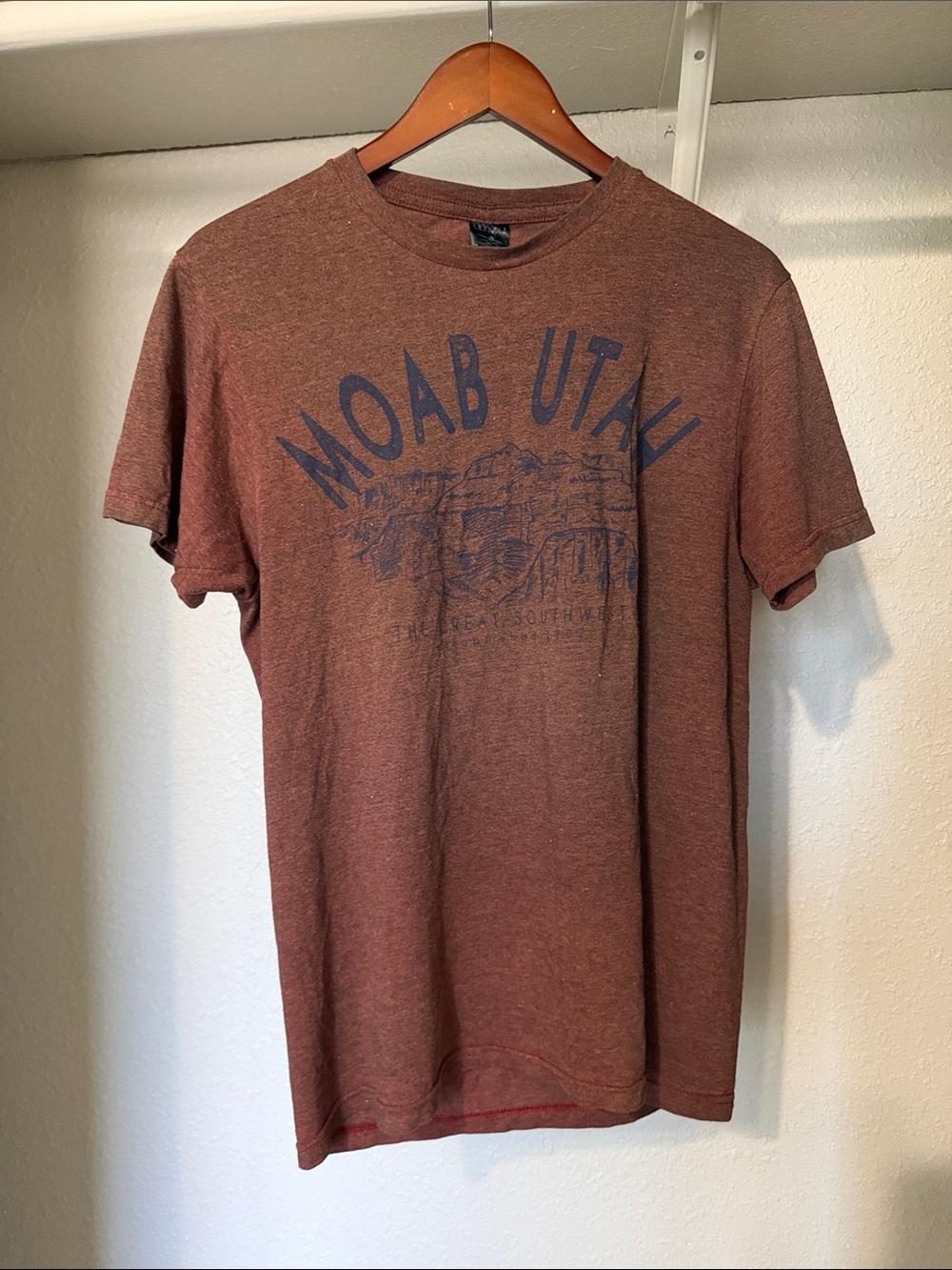 Moab Utah Graphic Short Sleeve Tee - Brown